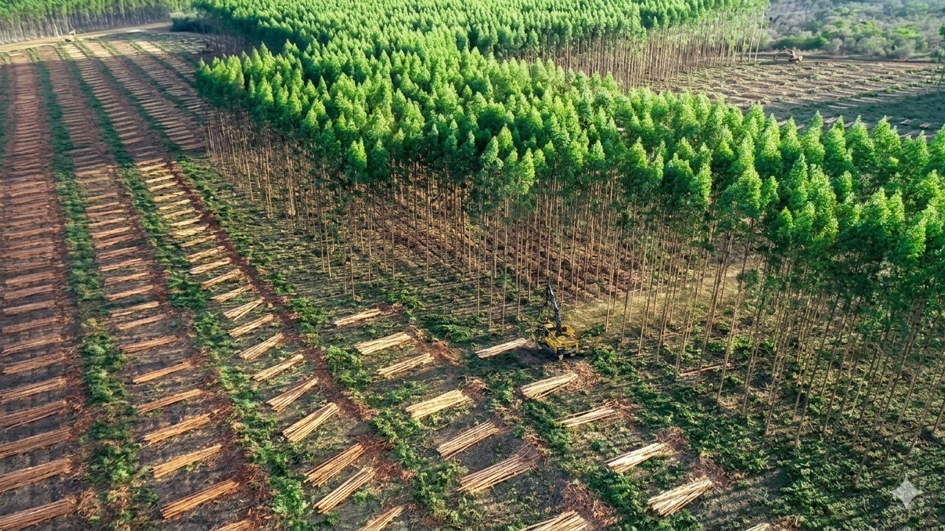 Floresta em pé adquirida pela CMPC